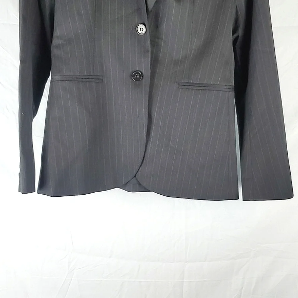 Theory Gabe Gray‎ Pinstripe Wool Blazer